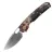 Нож Vosteed Psyop satin сталь Elmax рукоять Canvas Rag Burl Red Micarta