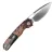 Нож Vosteed Psyop satin сталь Elmax рукоять Canvas Rag Burl Red Micarta