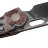 Нож Vosteed Psyop satin сталь Elmax рукоять Canvas Rag Burl Red Micarta
