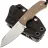 Нож Kizer Field Mouse satin сталь 14C28N рукоять Norplex UltreX Micarta