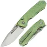 Нож Remette Rhino beadblast сталь M390 рукоять Green Crystal Titanium