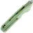 Нож Remette Rhino beadblast сталь M390 рукоять Green Crystal Titanium