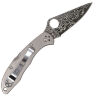 Нож Spyderco Delica 4 сталь VG-10 damascus рукоять титан (C11TIPD)