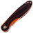 Нож Petrified Fish Skipper сталь D2 рукоять Black/Orange G10