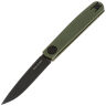 Нож Real Steel Gslip Compact black сталь VG-10 рукоять Green G10 (7866)