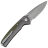 Нож CIVIVI Sentinel Strike II stonewash сталь Nitro-V рукоять Gray Aluminum/OD Green FRN (C22025D-2)
