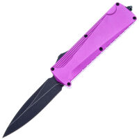 Нож Daggerr Кощей blackwash сталь D2 рукоять Purple Aluminium