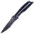 Нож-бабочка НОКС Эльф Blackwash сталь D2 рукоять Black G10 (204-500401)