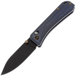 Нож WE Knife Bougie Banter blackwash сталь S45VN рукоять Blue Ti (WE24009-1)