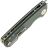 Нож Vosteed Porcupine stonewash сталь 14C28N рукоять Green Micarta