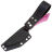 Нож 7 Ножей Джек малый Гибрид сталь N690 рукоять Pink G10