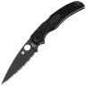 Нож Spyderco Native Chief Serrated Black сталь CTS-BD1N рукоять Black FRN (C244SBBK)