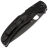 Нож Spyderco Native Chief Serrated Black сталь CTS-BD1N рукоять Black FRN (C244SBBK)