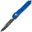 [Уценка] Нож Microtech Ultratech S/E black сталь M390  рукоять Blue Aluminum (121-1BL)