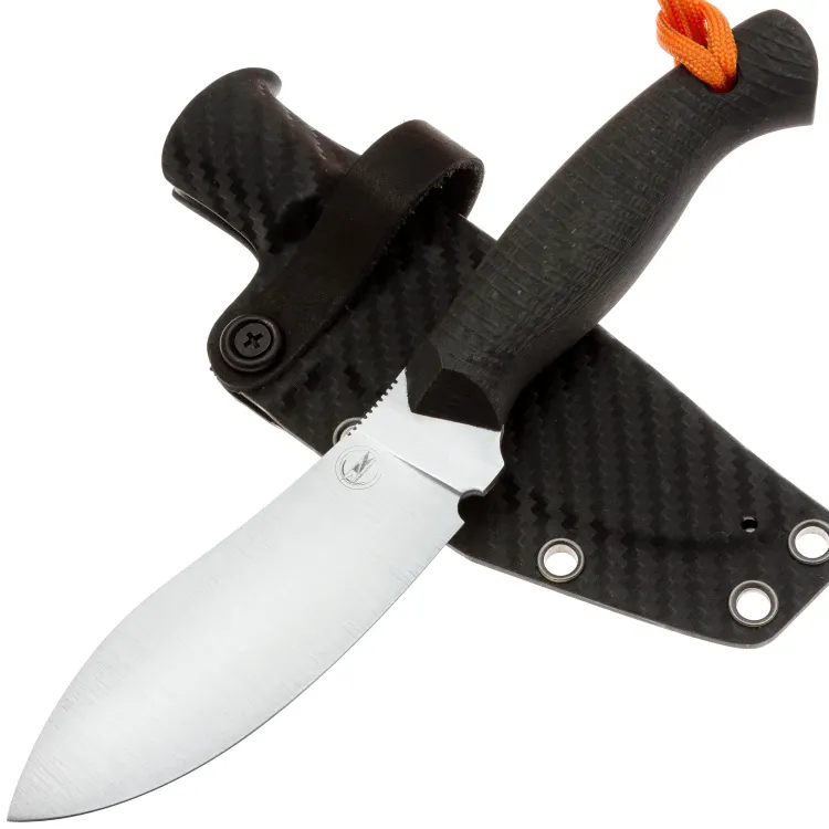 Нож 7 Ножей Нессмук Гибрид сталь PGK рукоять Carbon Fiber