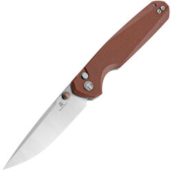 Нож Bestechman Velix satin сталь 14C28N рукоять Brown G10 (BMK07B)