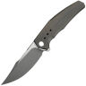 Нож WE Knife Kyklos stonewash сталь M390 рукоять Bronze Titanium (WE23086-2)