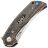 Нож Reate PL-7 satin сталь Nitro-V рукоять Red/Black Micarta