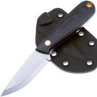 Нож Brisa Necker 70 Scandi Kydex сталь Sandvik 12C27 рукоять Black Micarta