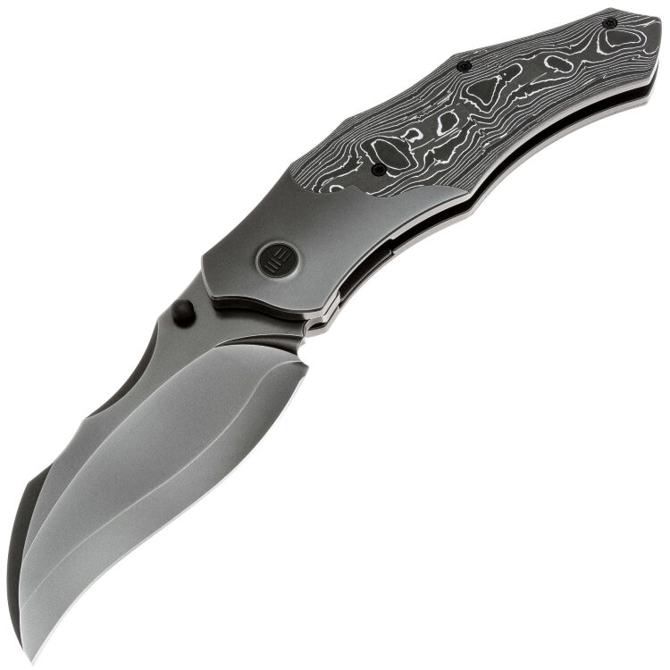 Нож WE Knife Orc Boss polished gray сталь CPM-20CV рукоять Gray Ti/Aluminum Foil CF (WE24042-3)
