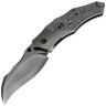 Нож WE Knife Orc Boss polished gray сталь CPM-20CV рукоять Gray Ti/Aluminum Foil CF (WE24042-3)