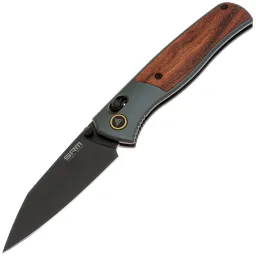 Нож SRM 259L-AG black сталь 14C28N рукоять Aluminium/Rosewood