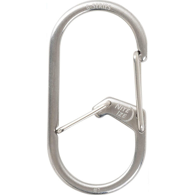 Карабин Nite Ize G-Biner #2 Dual Chamber Carabiner Stainless (GS2-11-R6)
