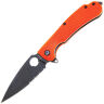 Нож Daggerr Resident DL blackwash serrated сталь 8Cr14MoV рукоять Orange FRN