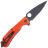 Нож Daggerr Resident DL blackwash serrated сталь 8Cr14MoV рукоять Orange FRN