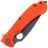Нож Daggerr Resident DL blackwash serrated сталь 8Cr14MoV рукоять Orange FRN