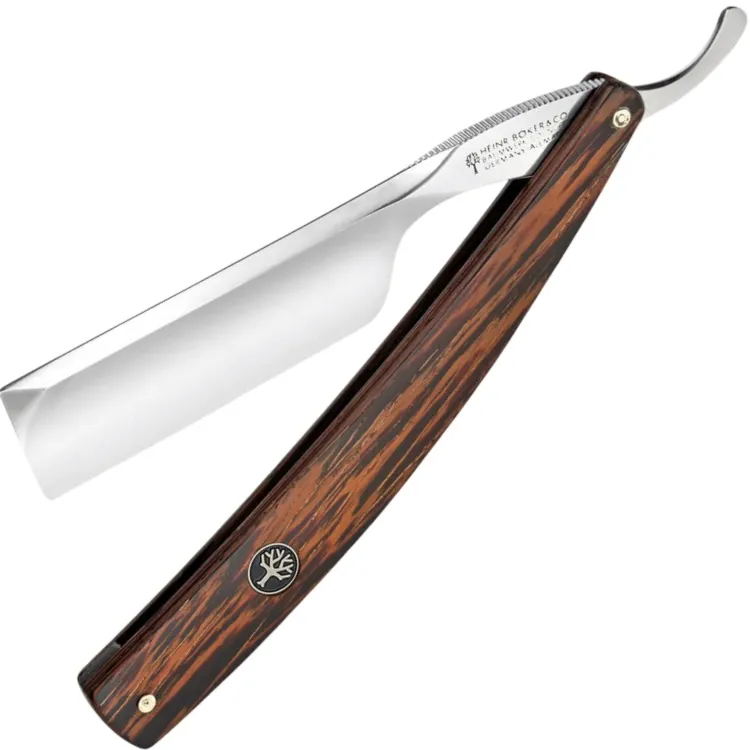 Опасная бритва Boker Square Point The Celebrated 6/8" Carbon Steel рукоять Wenge (140534)