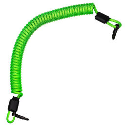 Страховочный шнур CORD с карабинами Neon green