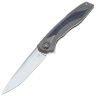 Нож CultroTech Chest сталь CPM-S90V рукоять Titanium/Micarta Blue