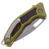 Нож Heretic Knives Medusa Battleworn сталь S35VN рукоять Green Aluminium