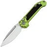 Нож Microtech LUDT Gen III S/E stonewash сталь M390MK рукоять Zombie green Aluminium (1135-10Z)