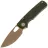 Нож Vosteed Porcupine copper dune сталь 14C28N рукоять Green Micarta