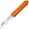 Нож FOX Vulpis 55 сталь N690 рукоять Orange Aluminium (FX-VP130 OR)
