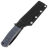 Нож Owl Knife Barn-S сталь JM390 рукоять микарта Джинс серая