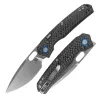 Нож Vosteed Psyop stonewash сталь Elmax рукоять Black Carbon Fiber