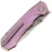 Нож Remette Rhino beadblast сталь M390 рукоять Pink Crystal Titanium