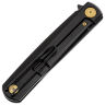 Нож Real Steel G-Frame Black сталь N690 рукоять Black&Gold Titanium (7874GB)