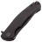Нож Petrified Fish Warrior Blackwash сталь K110 рукоять Carbon Fiber
