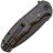 Нож CIVIVI Praxis blackwash сталь 9Cr18MoV рукоять Gold Carbon Fiber (C803J)