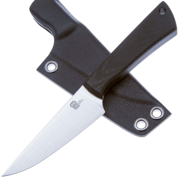 Нож Owl Knife Pocket сталь Elmax рукоять микарта черная