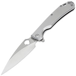 Нож Daggerr Sting frame lock satin сталь D2 рукоять Stainless steel