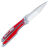 Нож-бабочка НОКС Эльф сталь D2 рукоять Red G10 (204-100401)