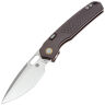 Нож Vosteed Psyop stonewash сталь Elmax рукоять Purple Titanium