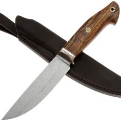 Нож Универсал сталь M398 рукоять мокуме/айронвуд (Гончаров Р.А.)