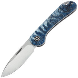 Нож CIVIVI Elementum Slip Joint satin сталь 14C28N рукоять Blue Ocean Resin (C18062AJ-4)