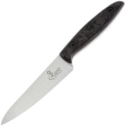 Нож кухонный Kizlyar Supreme Alexander Small satin сталь N690 рукоять Carbon Fiber